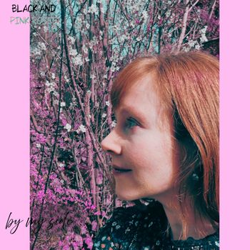 by my side - BLACK AND PINK ROSES